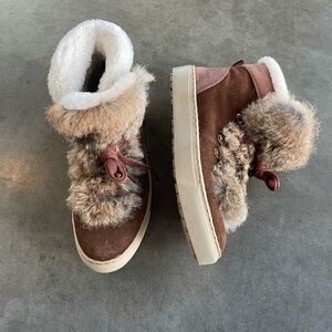 Cougar shoes Women's Daniel Fur Lined Brown waterproof Boots